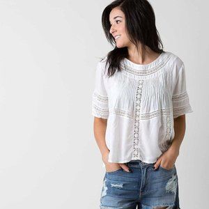 Amuse Society Crochet Blouse - Size Small